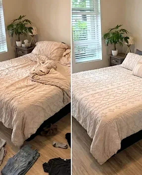 Before and after house cleaning by Gabby's Cleaning Service in Orange County — 4 of 16