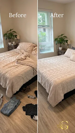 Before and after house cleaning by Gabby's Cleaning Service in Orange County — 4 of 15