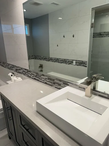 Spotless kitchen after a professional cleaning by Gabby's Cleaning Service in Orange County